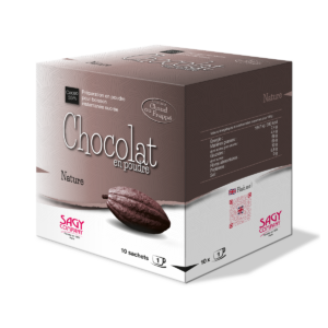 Boite de chocolat en poudre nature